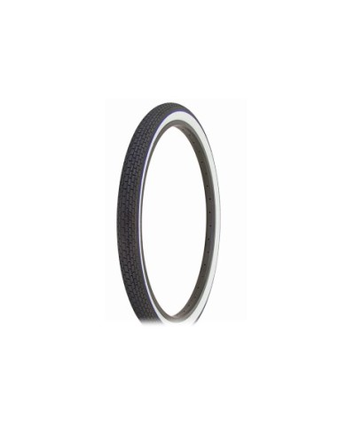 Tire 26 x 2.125 Black/White Side Wall Blue Line...
